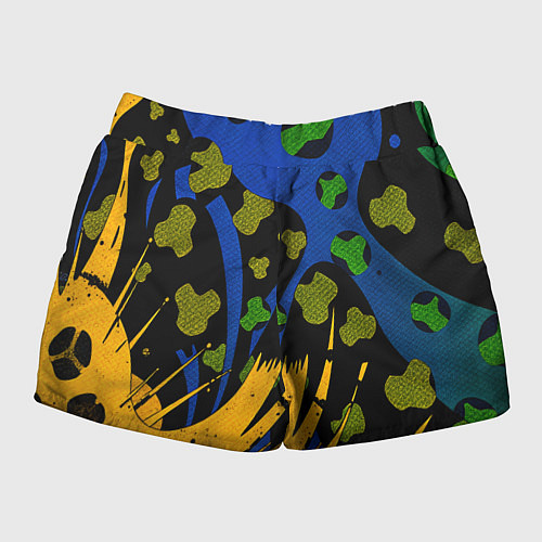 Женские шорты Абстрактные пятна леопарда / 3D-принт – фото 2