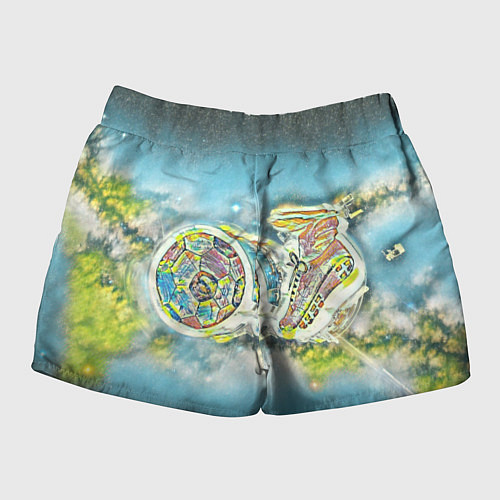 Женские шорты Удар по воротам / 3D-принт – фото 2