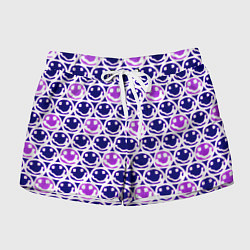 Шорты женские Nirvana neon smile, цвет: 3D-принт
