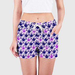 Шорты женские Nirvana neon smile, цвет: 3D-принт — фото 2