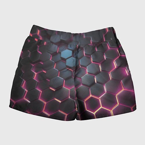 Женские шорты Киберсоты / 3D-принт – фото 2