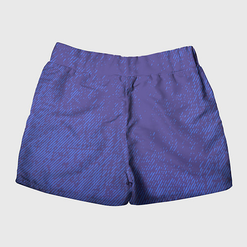 Женские шорты Джинс с потертостями-синий / 3D-принт – фото 2