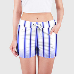 Шорты женские Striped suit, цвет: 3D-принт — фото 2