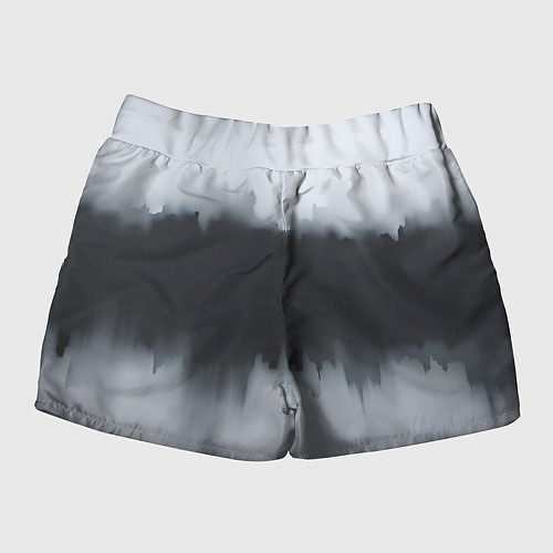 Женские шорты Разводы черной краски / 3D-принт – фото 2