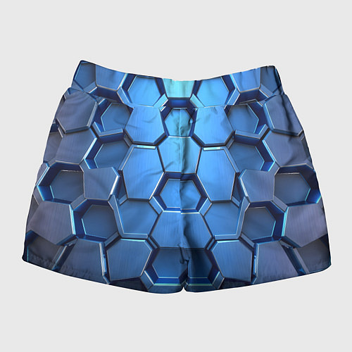 Женские шорты Синий бронежилет / 3D-принт – фото 2