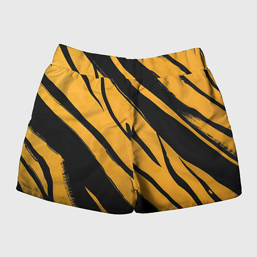Женские шорты Тигровый раскрас / 3D-принт – фото 2