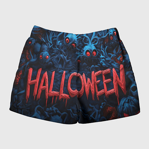 Женские шорты The helloween holiday / 3D-принт – фото 2