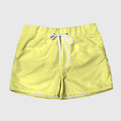 Женские шорты Сливочно жёлтый цвет