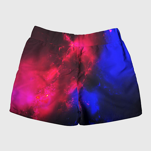 Женские шорты Космонавт в пламени / 3D-принт – фото 2