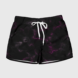 Шорты женские Black pink, цвет: 3D-принт