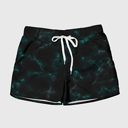 Женские шорты Color black turquoise