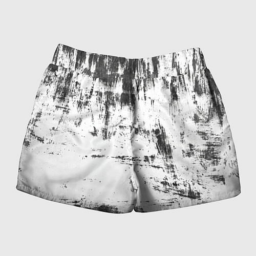 Женские шорты Color black and white / 3D-принт – фото 2