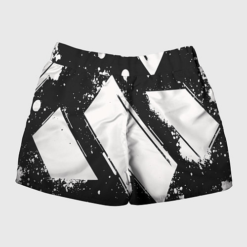 Женские шорты Color black white / 3D-принт – фото 2