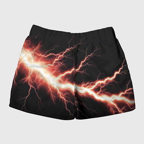Женские шорты Lightning red / 3D-принт – фото 2