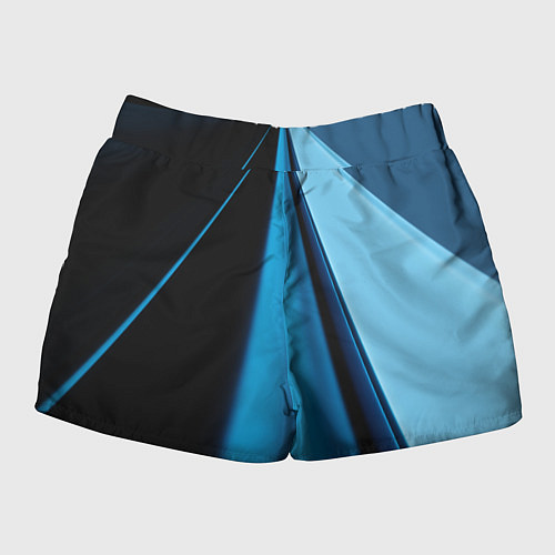 Женские шорты Black blue / 3D-принт – фото 2