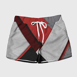 Женские шорты Color black red grey