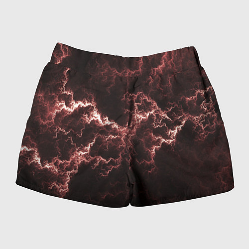 Женские шорты Lightning red / 3D-принт – фото 2