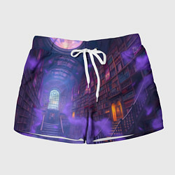 Шорты женские Таинственная библиотека, цвет: 3D-принт