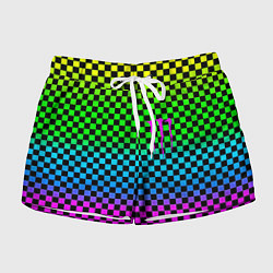 Шорты женские Monster energy neon pattern, цвет: 3D-принт