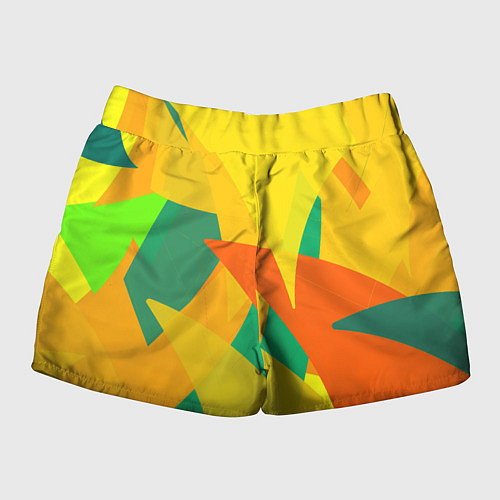 Женские шорты Настроение в цветных тонах / 3D-принт – фото 2