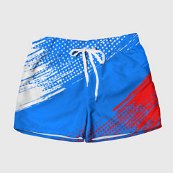 Шорты женские Патриот - флаг, цвет: 3D-принт
