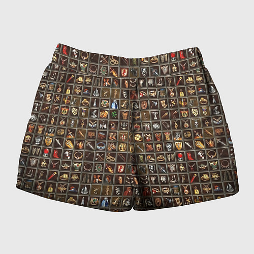Женские шорты Артефакты меча и магии / 3D-принт – фото 2