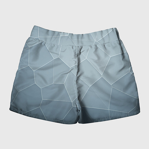 Женские шорты Текстура из неровных плит / 3D-принт – фото 2
