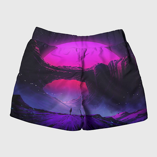 Женские шорты A Journey on the planet / 3D-принт – фото 2