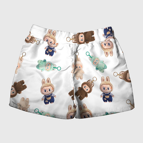 Женские шорты Много игрушек лабубу / 3D-принт – фото 2