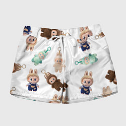 Женские шорты Много игрушек лабубу