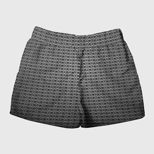 Женские шорты Стальная кольчуга воинов / 3D-принт – фото 2