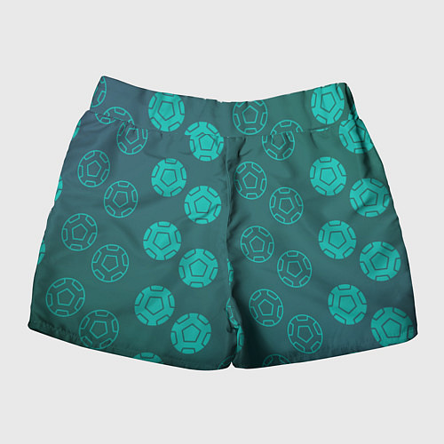 Женские шорты Спортивные мячи / 3D-принт – фото 2