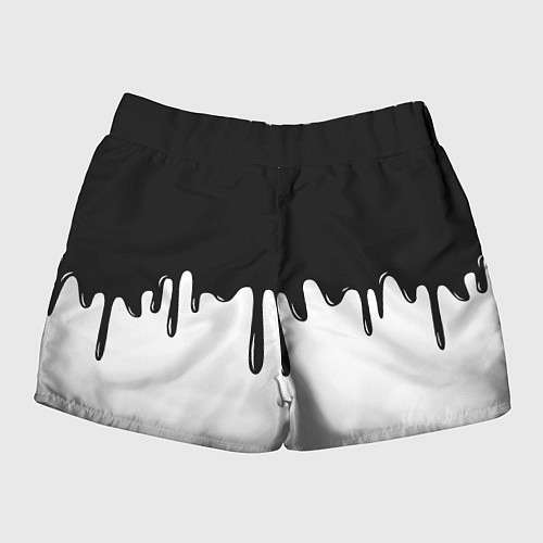 Женские шорты Doom logo жидкие краски / 3D-принт – фото 2