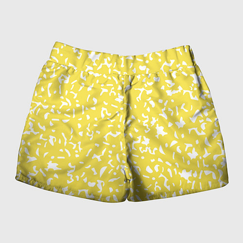 Женские шорты Лимонный камуфляж / 3D-принт – фото 2