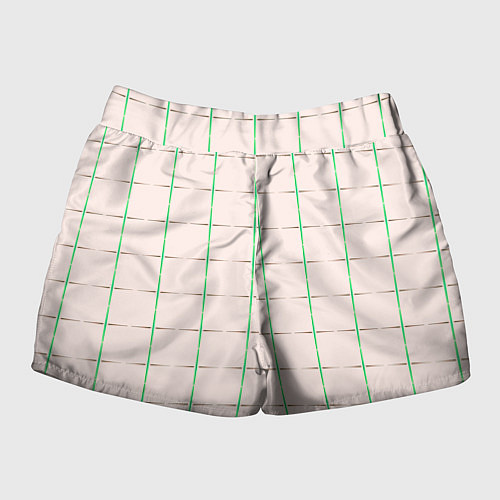 Женские шорты Color white stripes / 3D-принт – фото 2