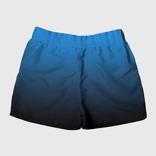 Женские шорты Blue gradient / 3D-принт – фото 2