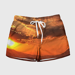 Женские шорты Закат на перевале актопрак