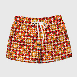 Женские шорты Пестрый узорчатый паттерн