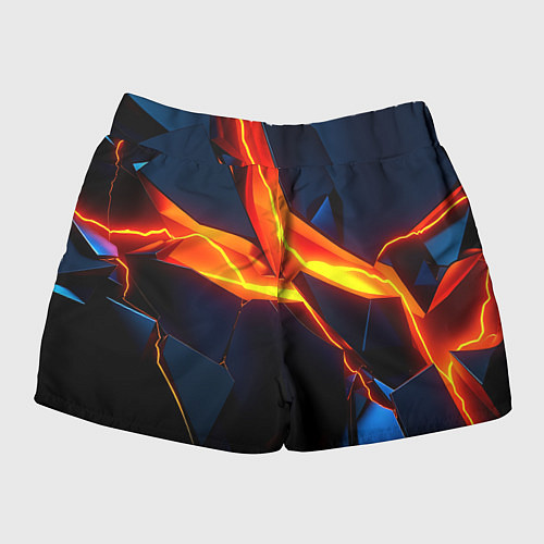 Женские шорты Plate fractures / 3D-принт – фото 2