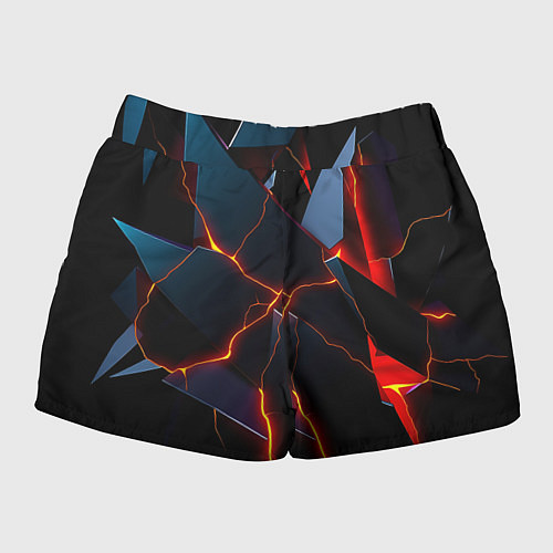 Женские шорты Plate fracturing / 3D-принт – фото 2