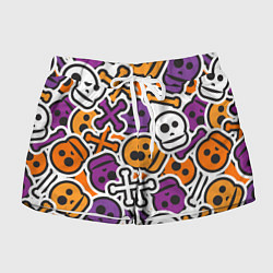 Женские шорты Funny skulls