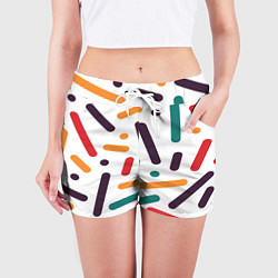 Шорты женские Oval oil, цвет: 3D-принт — фото 2