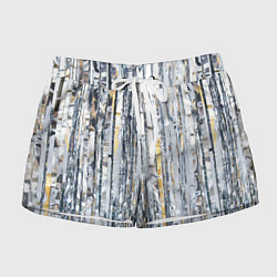 Женские шорты Новогодний дождик