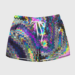 Женские шорты Абстракция переливы