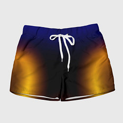 Женские шорты Color black red blue