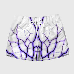 Женские шорты Color white purple