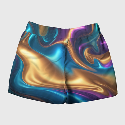 Женские шорты Сплавы разноцветные / 3D-принт – фото 2