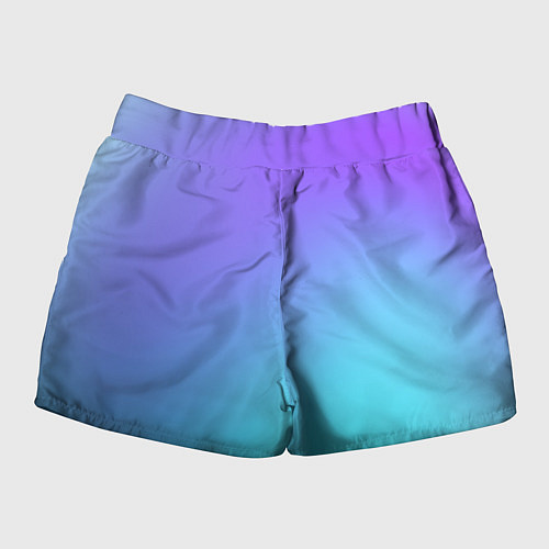 Женские шорты Color multi-colored gradient / 3D-принт – фото 2