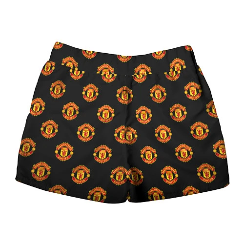 Женские шорты Manchester United Pattern / 3D-принт – фото 2