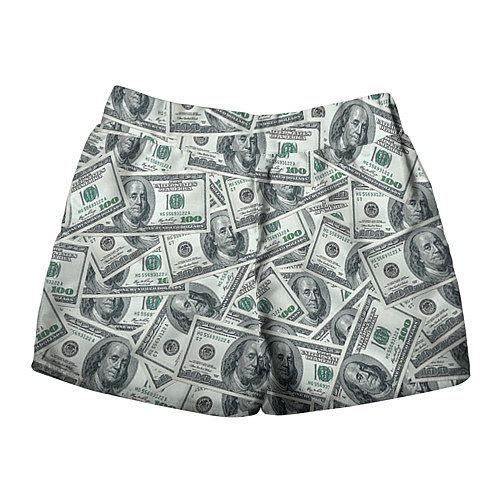 Женские шорты Банкноты / 3D-принт – фото 2